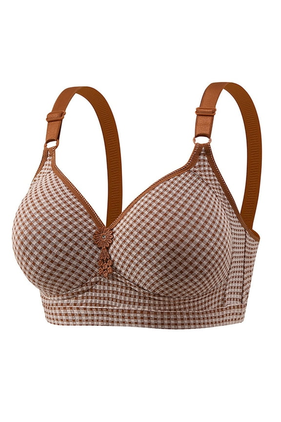 Womens Bras Under $5 Woman's Fashion Comfortable Breastplate Lace Breathable Bra Underwear No Rims