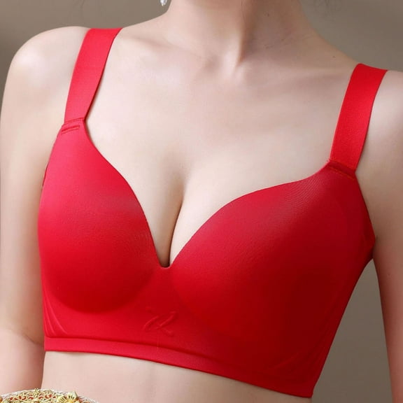 Womens Bras Under $5 Women's Thin Series Sexy Assisted Breast Adjustment Bra