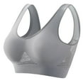 thumbnail image 1 of Womens Bras Clearance,Women Seamless Sports Bra Wirefree Yoga Bra with Removable Pads, 1 of 2