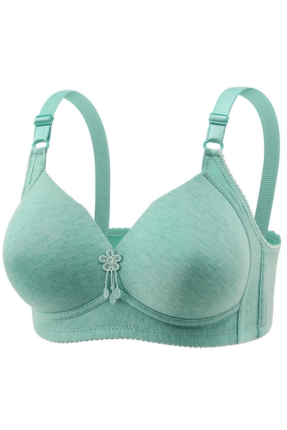 Womens Bras Comfortable Front Closure Custom Sports Bra Women's Comfortable And Breathable Plus Size Bra Without Underwire