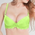 thumbnail image 1 of Womens Bras Comfortable Underwire Half Coverage Seamless Push Up Bra Wire Support Everyday Bras L, 1 of 9