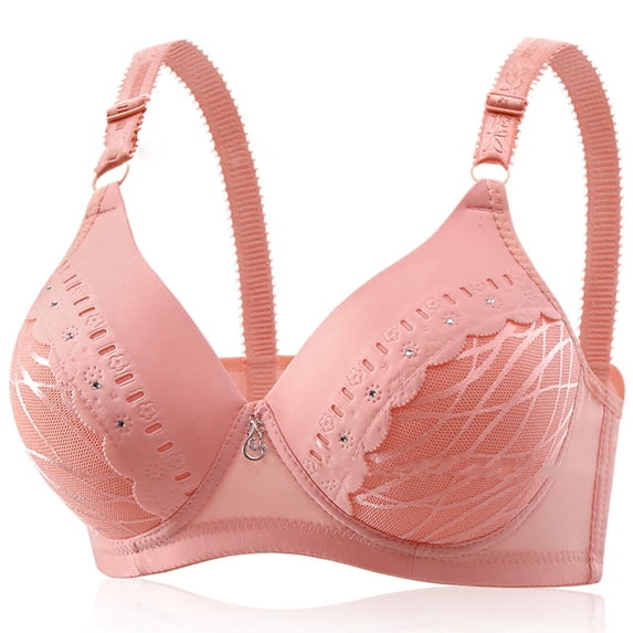 Womens Bras Comfortable Wireless Paded Bra Seamless Bra Supportive Adjustable Straps Bralettes Everyday Bras 36