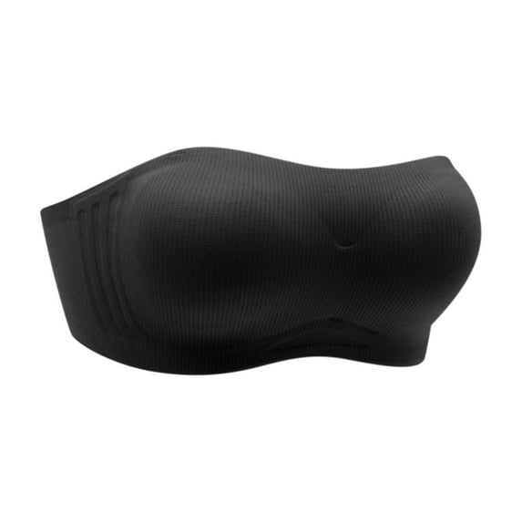 Womens Bras Comfortable Woman Ladies Bra Without Underwire Strapless Bra Lingerie Underwire Bras Everyday Bras V-Neck T-Shirt Bra Feature Hook and Eye Closure T-Shirt Bra Style Y-103 , Black M