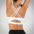 thumbnail image 1 of Womens Bras Fashion Women Solid Color Wireless Back Beauty Gathering Chest Cushion Ventilation Yoga Sports Bra Sports Bras for Women Summer Plus Size Bras for Women, 1 of 4