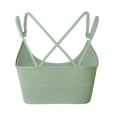 thumbnail image 1 of Womens Bras Fashion Women Solid Color Wireless Back Beauty Gathering Chest Cushion Ventilation Yoga Sports Bra Sports Bras for Women Summer Plus Size Bras for Women, 1 of 4