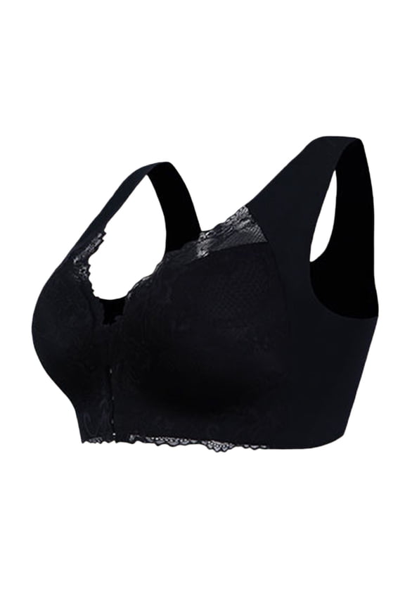 Womens Bras Front Clasp Breathable Minimize Bust Wireless Bra Womens Seamless Jelly Bras 1 PC