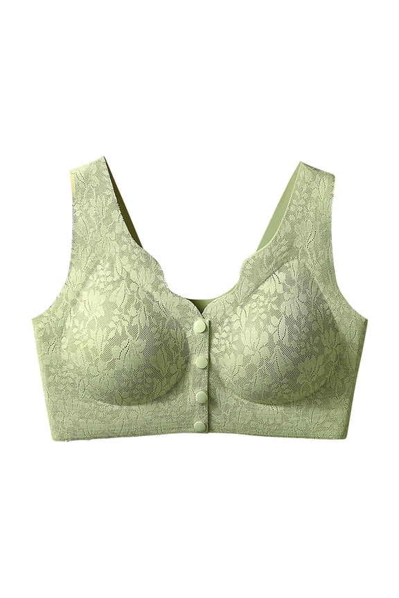 Womens Bras Front Closure Post Bra With Prosthesis Pockets Daily Wear Womens Seamless Jelly Bras 1 PC