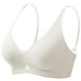 thumbnail image 1 of Womens Bras No Underwire Full Support Soft Bras Breathable Adjustable Strap Bra for Everyday Sports Wear, 1 of 6
