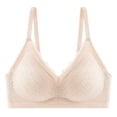 thumbnail image 1 of Womens Bras No Underwire Lace Splice Bralettes for Women Push Up Full Coverage Breathable Underwear Bra, 1 of 6
