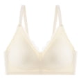 thumbnail image 1 of Womens Bras No Underwire Lace Splice Bralettes for Women Push Up Full Coverage Breathable Underwear Bra, 1 of 2