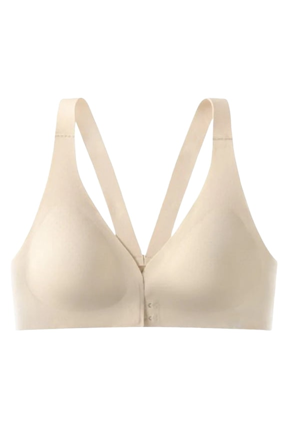 Womens Bras Plus Size Racerback Front Closure Underwire Full Coverage Bra Push Up Bras for Women