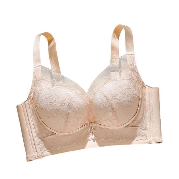 Womens Bras Push Up No Underwire Lace Splice Bralettes for Women Full Coverage Seamless Breathable Everyday Underwear Bra