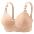 thumbnail image 1 of Yijfswar Womens Bras V Neck Wireless Adjustable Strap Push Up Lace Bra Soft Cup Comfortable Everyday Bras, 1 of 8