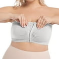 thumbnail image 1 of Womens Bras Versatile Front Closure Strapless Bra For Everyday Comfort And Casual Wear Keyhole Bra Sports Packs Brazier for Women Women's Womens Bras Comfortable Front Closure White S, 1 of 6