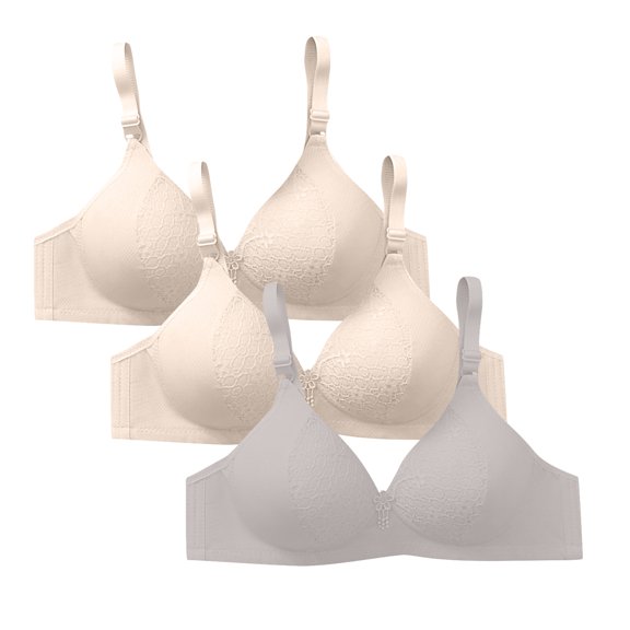 Womens Bras Wireless, Hugcore Bras without Underwire Large Size Thin Mom Bra Underwear Fashionable Underwear for Women Comfortable Bras for Women Light Blue 2XL