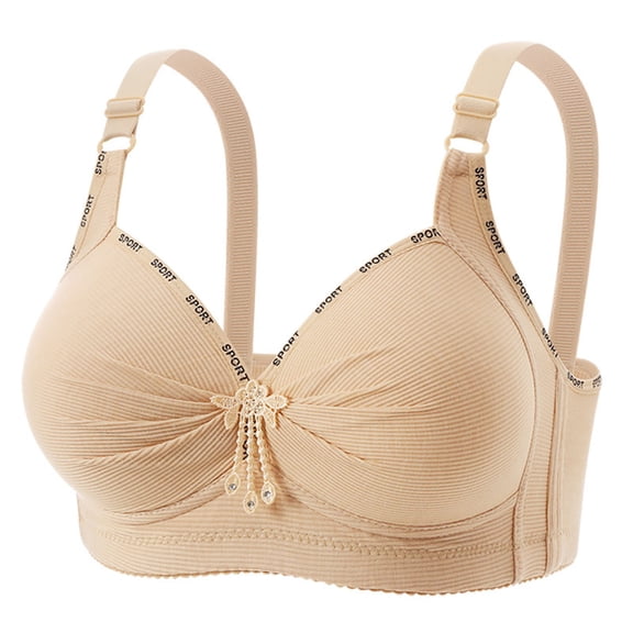 Womens Bras Wireless Push Up Bralettes for Women Seamless Full Coverage Lightly Lined Underwear Tshirt Bra