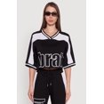thumbnail image 1 of Womens Brat Graphic Jersey Top, 1 of 5