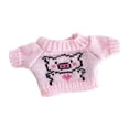 thumbnail image 1 of MERIGLARE 15cm Doll Clothes Doll Clothes for 15cm Doll Soft Dress up Removable Stylish DIY Photo Props Cartoon Doll Sweater Pink, 1 of 8