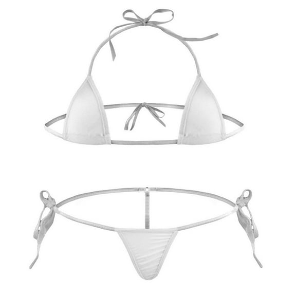 Womens Brazilian Swimwear Thong Bikini Set Bra G-String Underwear Lingerie