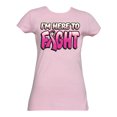 thumbnail image 1 of Womens Breast Cancer Awareness "I'm Here to Fight" T-Shirt - Pink - X-Large, 1 of 1
