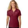 thumbnail image 1 of Womens Breast Cancer Awareness Patch Polo Shirt, 3XL Maroon, 1 of 5