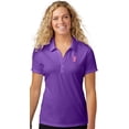 thumbnail image 1 of Womens Breast Cancer Awareness Patch Polo Shirt, Medium Purple, 1 of 5
