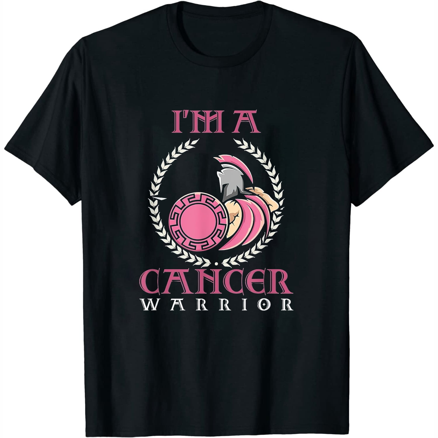 Womens Breast Cancer Fighter Awareness Month A Cancer Warrior T-Shirt ...