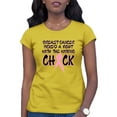thumbnail image 1 of Womens Breast Cancer Picked A Fight With The Wrong Chick T-Shirt, 1 of 1