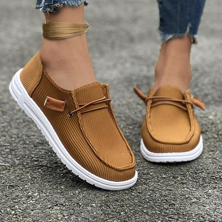 Womens Breathable Boat Shoes for Women, Womens Slip On Shoes