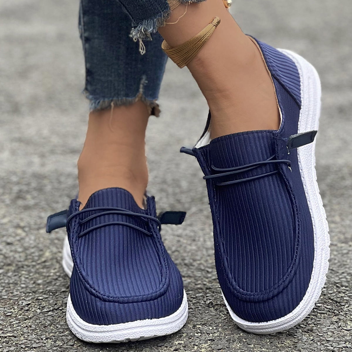 Womens Breathable Boat Shoes for Women, Womens Slip On Shoes Loafers ...