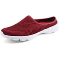 thumbnail image 1 of Womens Breathable Mesh Walking Mules Sneakers Open Back Slip On Shoes, 1 of 10