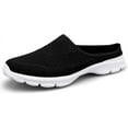 thumbnail image 1 of Womens Breathable Mesh Walking Mules Sneakers Open Back Slip On Shoes, 1 of 17