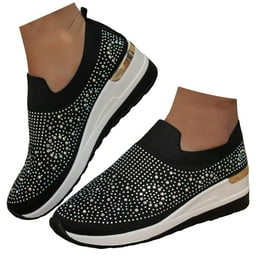 Mens Running Shoes Slip-on Walking Tennis Sneakers Lightweight