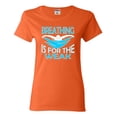 thumbnail image 1 of Womens Breathing Is For The Weak Funny Swimmer T-Shirt, 1 of 1