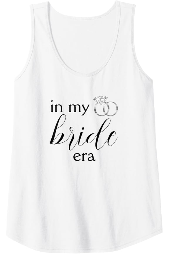 Womens Bride Era Wedding Engagement Rings Bridal Party Bride To Be Tank Top Size S-3XL