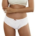 thumbnail image 1 of Womens Briefs Briefs Underwear Underwear Medium Waist Women Lace Bow Belt Women Panties Lace Lace Bow Strap Women White M, 1 of 4