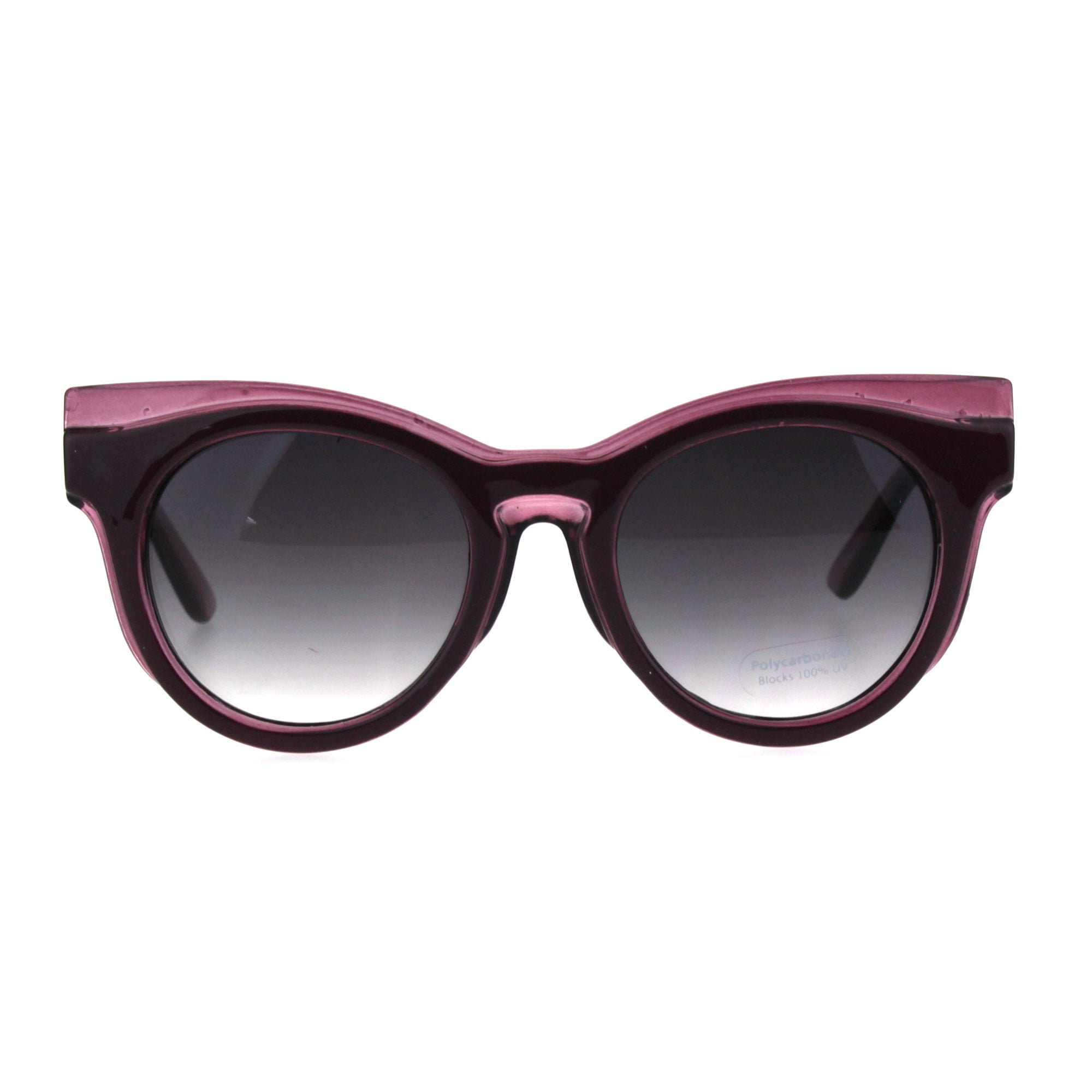 Retro Cat Eye Womens Sunglasses - Burgandy Vintage Jackie-O Cat Eyes Polarized Sunglasses for Women  main image 2