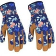 thumbnail image 1 of Womens Brown Microfiber leather Gardening Gloves with Flexibility, GBAYXJ, 1 of 8
