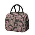 thumbnail image 1 of Womens Brown and Pink Of Leopard Print Lunch Box for Work,Insulated Lunch Bag for Women,Loncheras Para Mujer,Leakproof Adult Lunch Bag for Work,Beach,Travel,Picnic,Camping, 1 of 7