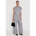 thumbnail image 1 of Womens Brushed Ribbed Knit Pull On Wide Leg Pants, 1 of 4