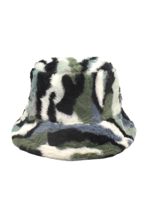 Womens Bucket Hat Foldable Camouflage Fall Winter Cute Warm Thermal Fisherman Man Hats for Women