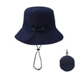 thumbnail image 1 of Womens Bucket Hat Outdoor Travel Waterproof Sun Protection Sun Hat Summer Fisherman Quick Drying Climbing Packable Foldable Sun Hat, 1 of 7