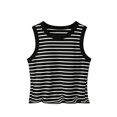 thumbnail image 1 of Womens Built in Bra Tank Tops Ribbed Sleeveless 2026 Summer Basic Tops Lightweight Breathable Sleeveless Camisole Summer Cami Shirts(Black,M), 1 of 3