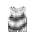 thumbnail image 1 of Womens Built in Bra Tank Tops Ribbed Sleeveless 2026 Summer Basic Tops Lightweight Breathable Sleeveless Camisole Summer Cami Shirts(White,S), 1 of 3