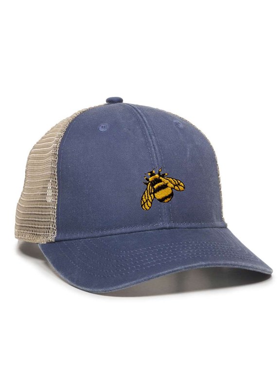 Womens Bumble Bee Ponytail Mesh Back Cap