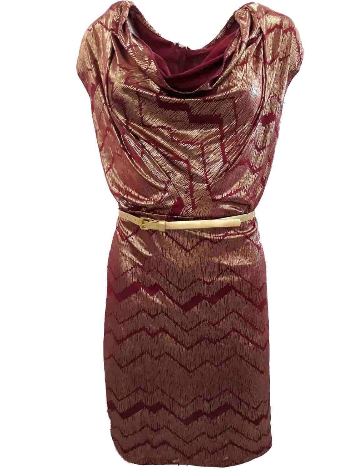 Gold Metallic Dress