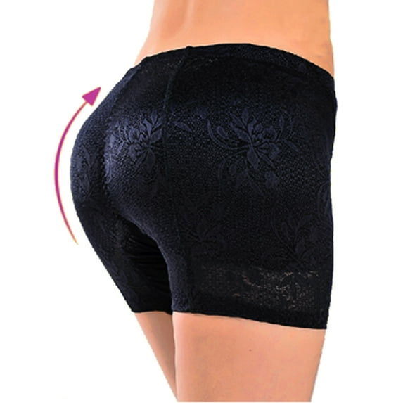 DODODING Butt Lift Boy Shorts for Women Undershapers Padded Butt and Hip Panties Butt Enhancing Padded Panties