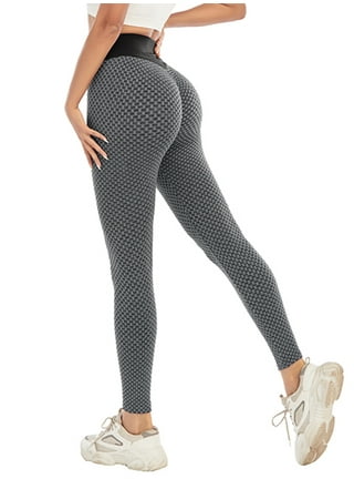 Womens Yoga Anti-Cellulite Compression Leggings Butt Lift Exercise Workout  Elastic Pants Trousers 