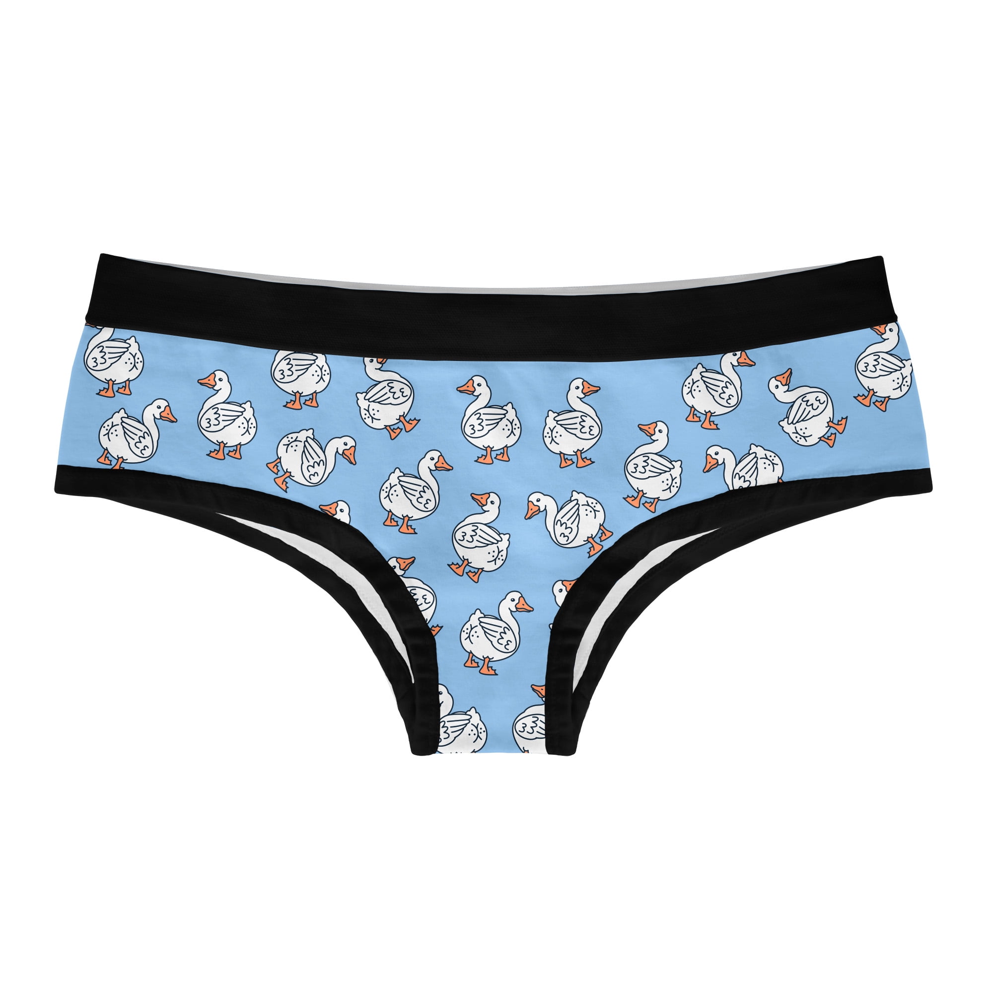 Womens Butt Quack Panties Funny Duck Joke Graphic Bikini Brief