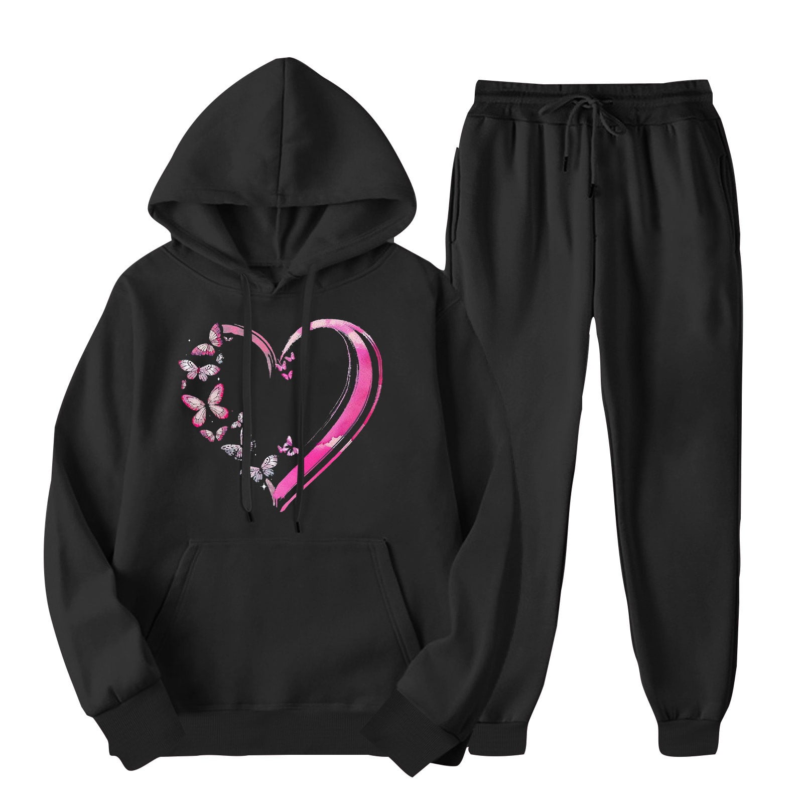 Butterfly lightening print bodysuit & joggers set sale